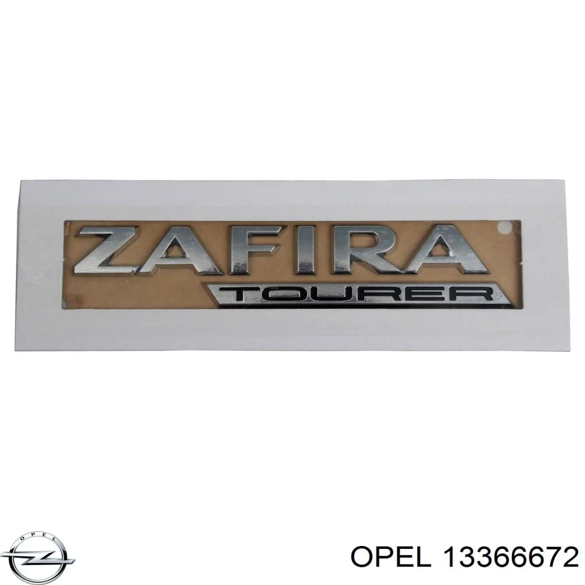  Емблема кришки багажника Opel Zafira 