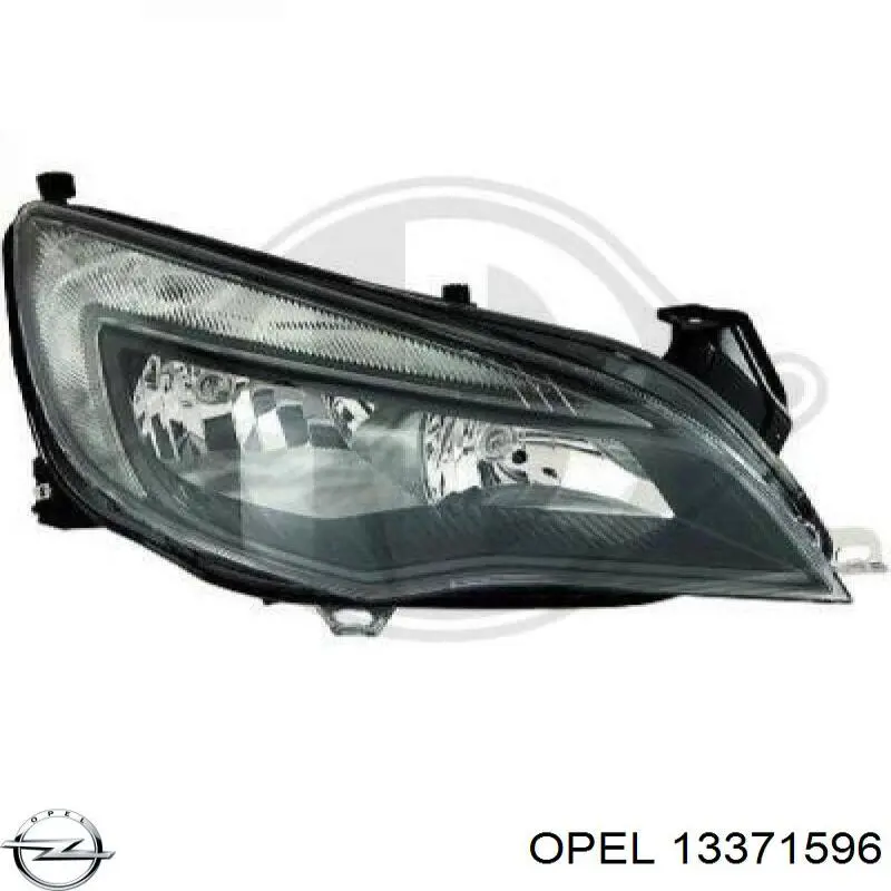 Фара передня права Opel 1216725