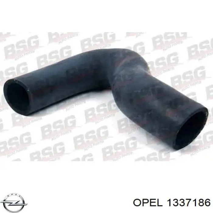 1337186 Opel шланг/патрубок радіатора охолодження, верхній
