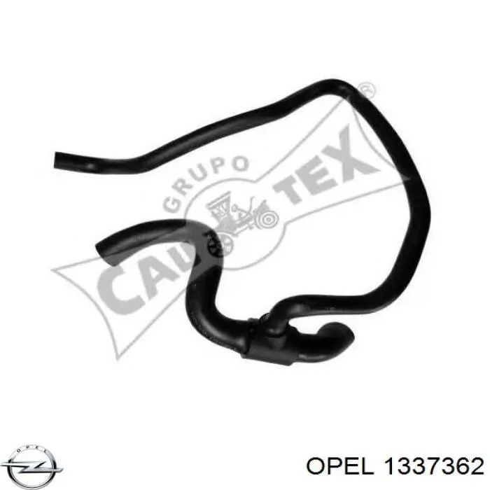 Купити 1337362 Opel Шланг/патрубок радіатора охолодження, нижній
