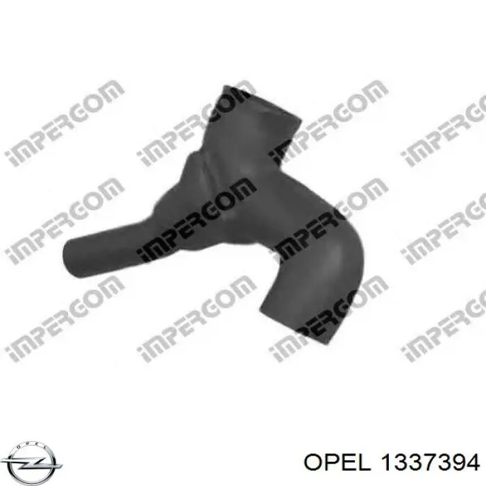 1337394 Opel шланг/патрубок системи охолодження