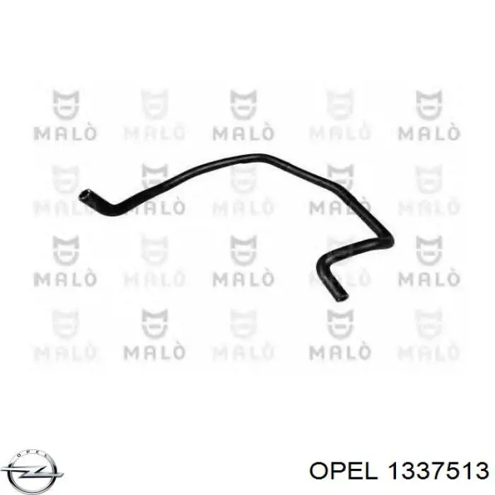 Купити 1337513 Opel Шланг розширювального бачка, верхній
