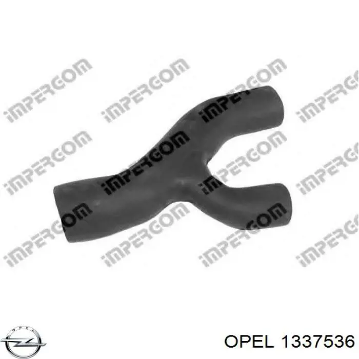 1337536 Opel шланг/патрубок водяного насосу, приймальний