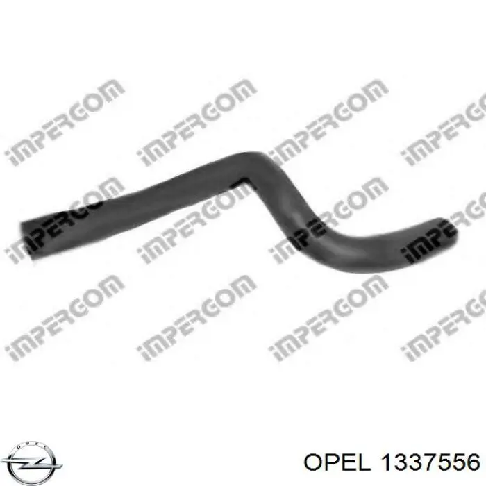 Шланг/патрубок радіатора охолодження, нижній Opel 1337556 ціна, від 10.82 USD