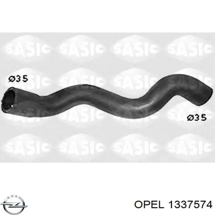 Шланг/патрубок радіатора охолодження, верхній Opel 1337574 ціна, від 8.48 USD