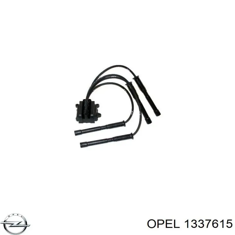 1337615 Opel Шланги системи охолодження