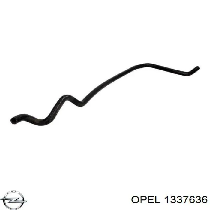 1337636 Opel шланг/патрубок системи охолодження