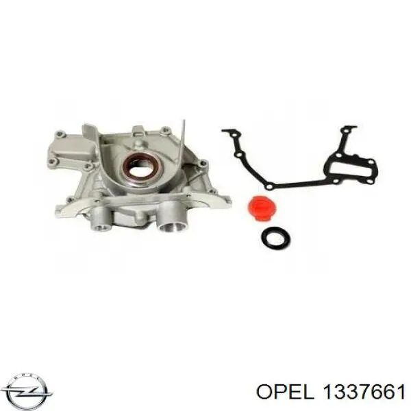 1337661 Opel шланг/патрубок радіатора охолодження, нижній