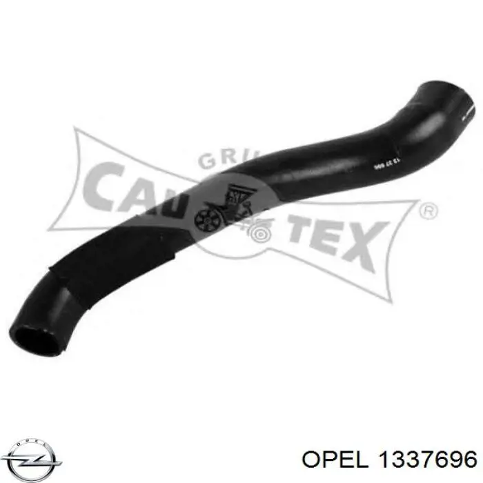 Купити 1337696 Opel Шланг/патрубок радіатора охолодження, верхній