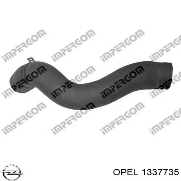 13117573 General Motors Шланг/патрубок радіатора охолодження, нижній