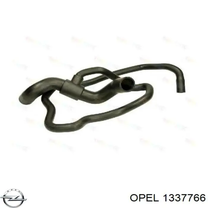 Шланг/патрубок радіатора охолодження, нижній Opel 9202781 ціна, від 20.84 USD