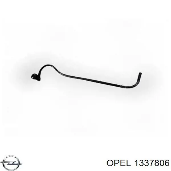 Шланг/патрубок радіатора охолодження, верхній Opel 1337806 ціна, від 44.07 USD