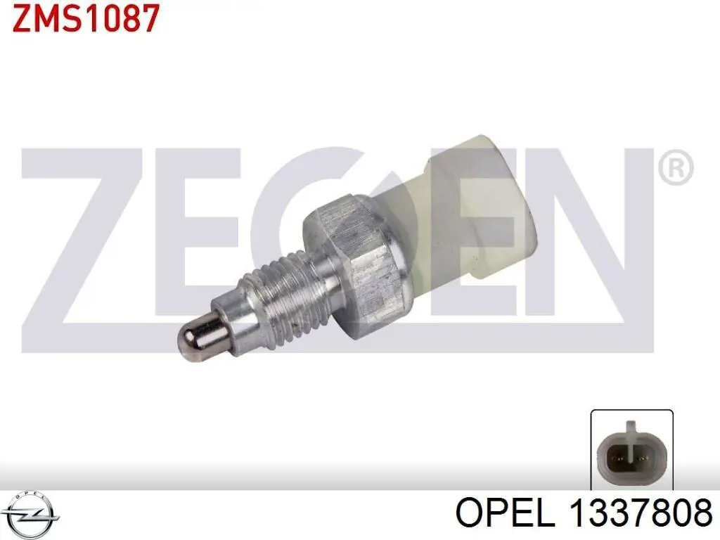 1337808 Opel Шланги системи охолодження