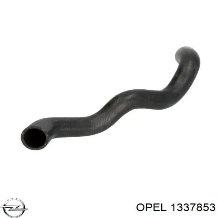 Шланг/патрубок радіатора охолодження, верхній Opel 1337853 ціна, від 10.16 USD