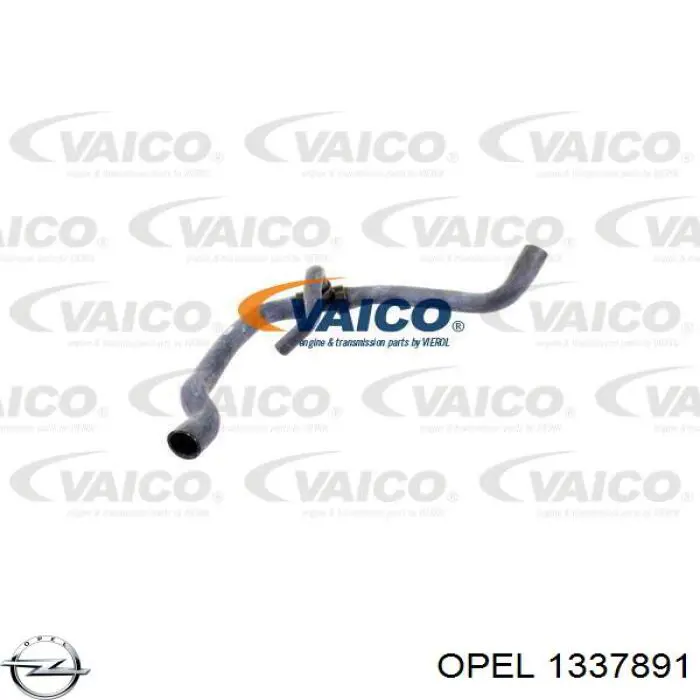 Шланг/патрубок радіатора охолодження, нижній Opel 1337891 ціна, від 28.22 USD
