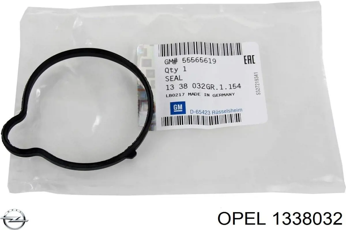 1338032 Opel прокладка термостата