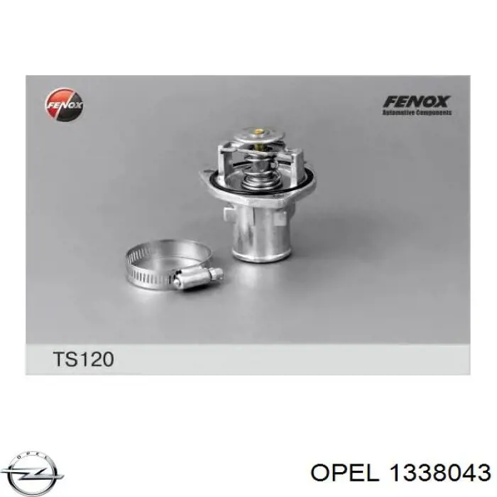 Автомобільний термостат Opel 1338043 ціна, від 13.50 USD