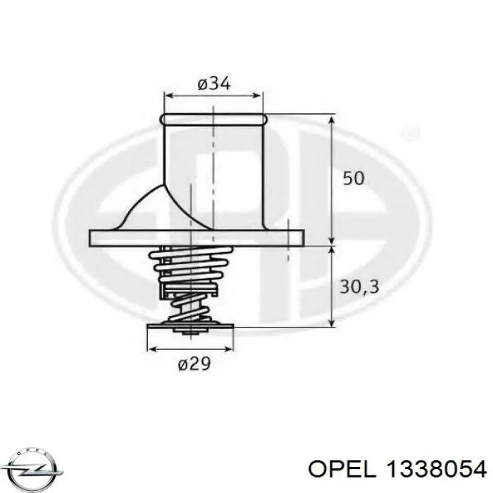 Термостат 1338054 Opel