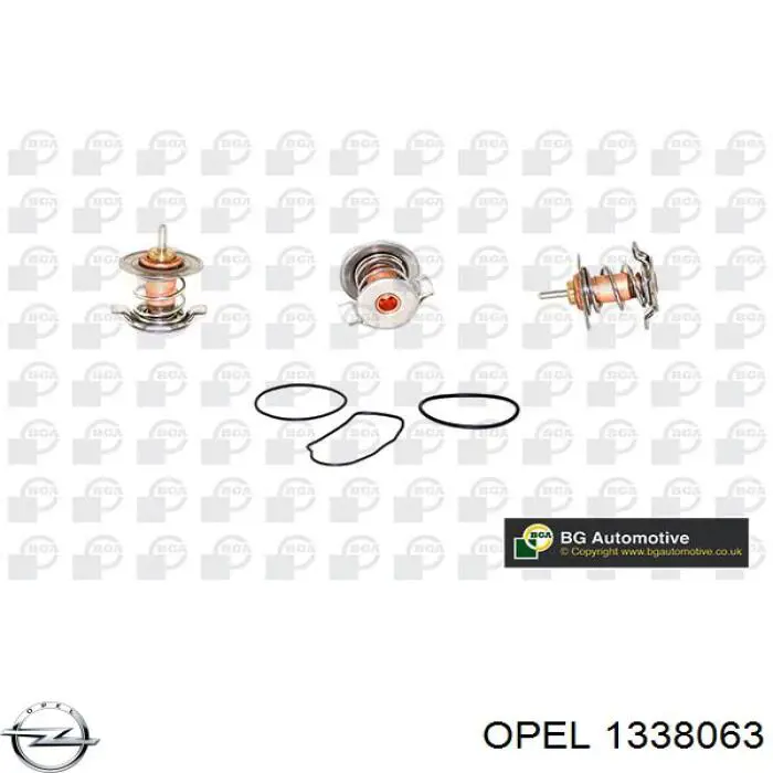 Купити 1338063 Opel Термостат в корпусі