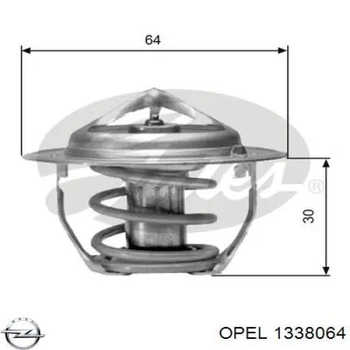 1338064 Opel термостат