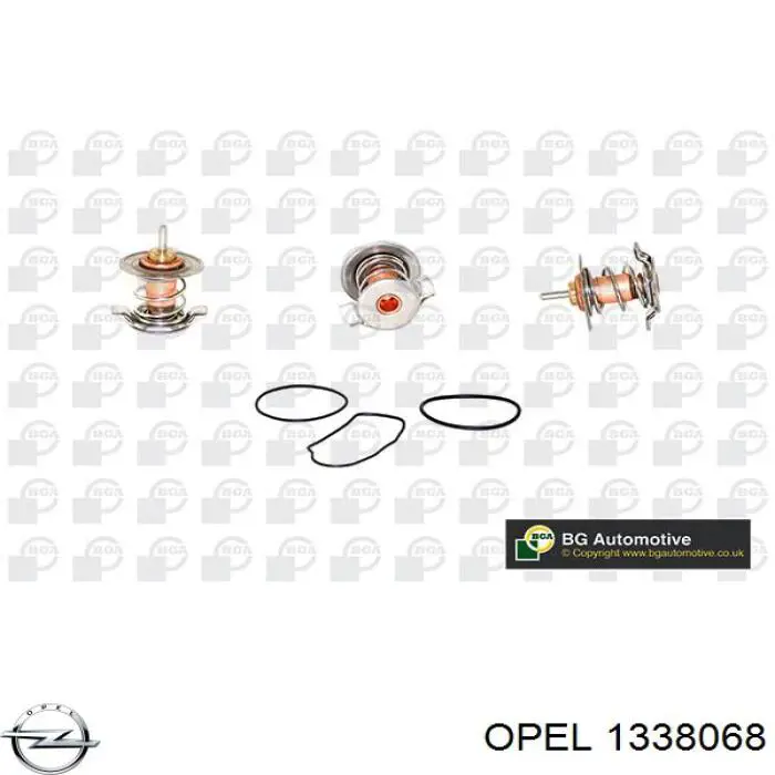 Автомобільний термостат Opel 1338068 ціна, від 16.63 USD