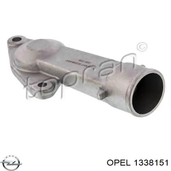 Корпус термостата в зборі на Opel Kadett E 35, 36, 45, 46