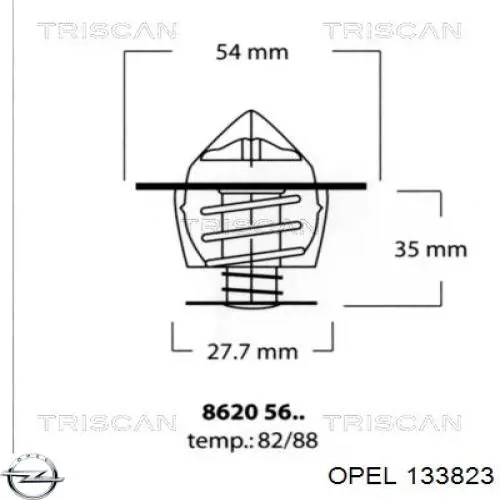 Термостат 133823 Opel