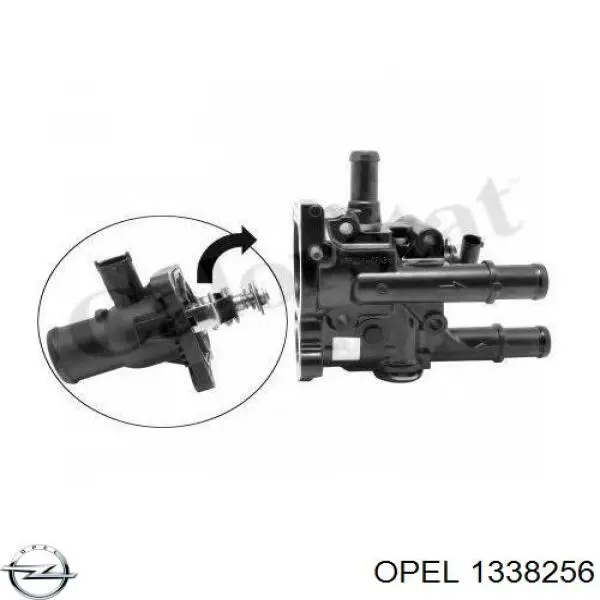1338256 Opel термостат