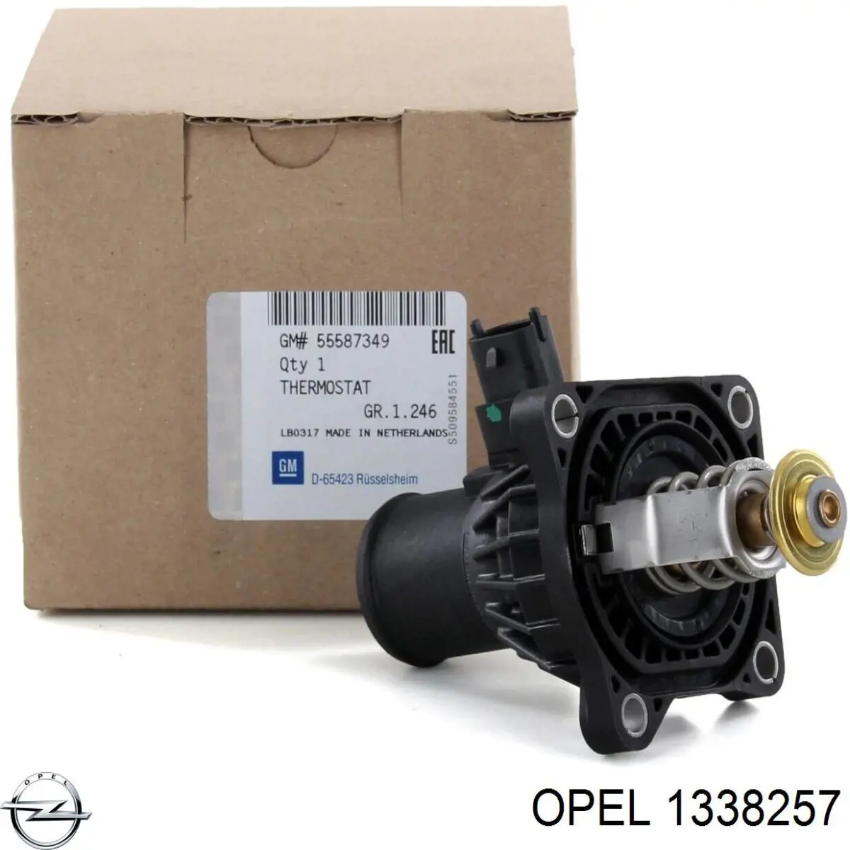 Купити 1338257 Opel Термостат в корпусі