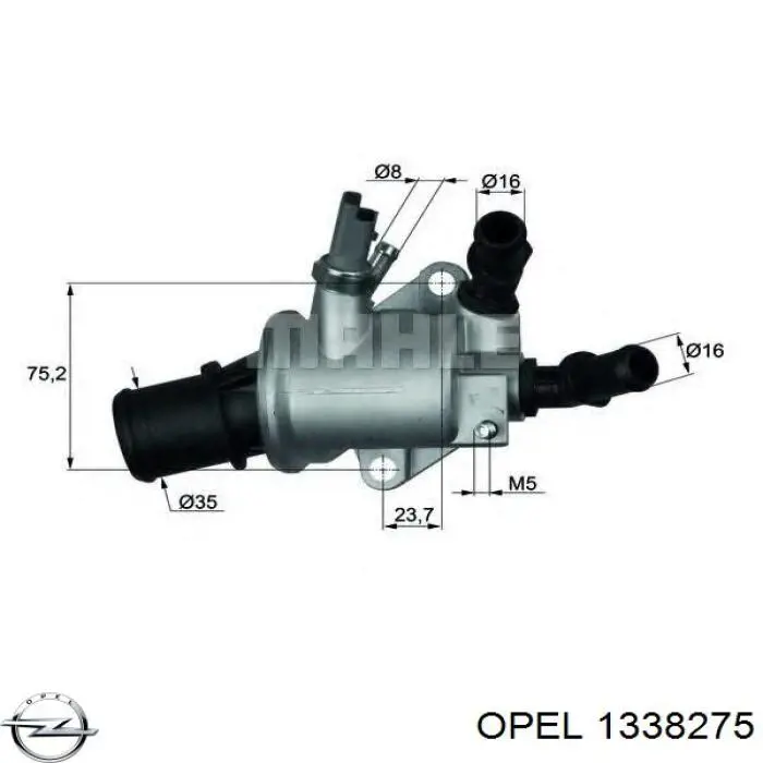 Термостат 1338275 Opel