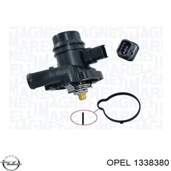 Автомобільний термостат Opel 1338380 ціна, від 35.47 USD