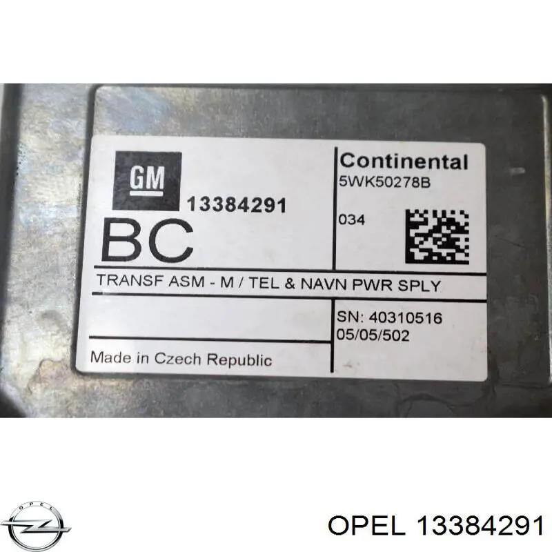 Блок керування навігацією Opel 13384291 ціна, від 12.67 USD
