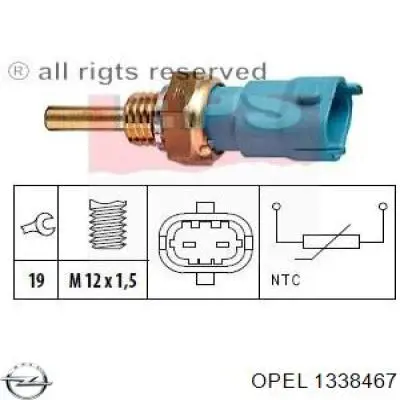 Купити 1338467 Opel Датчик температури охолоджуючої рідини