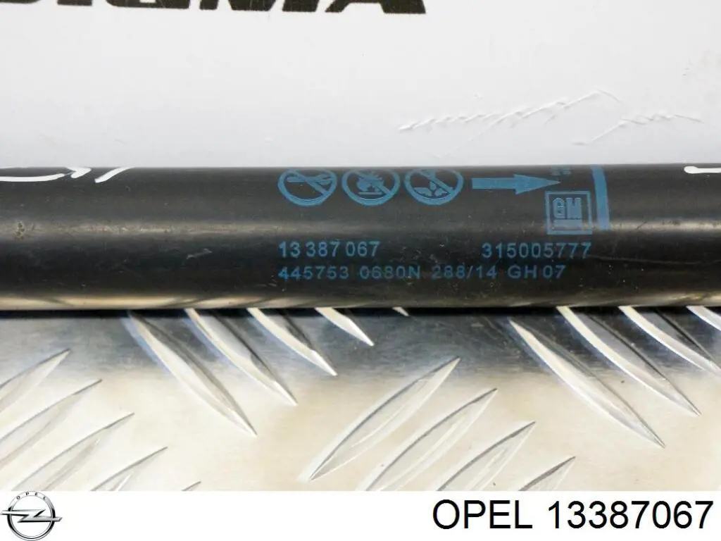 Купити 13387067 Opel Амортизатор двері багажника
