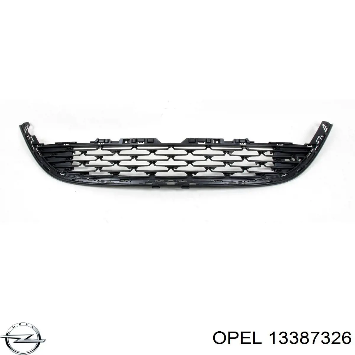 Решітка переднього бампера, нижня 13387326 Opel