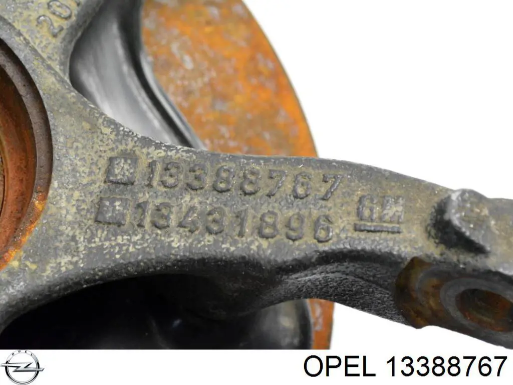 Цапфа поворотного кулака Opel 13388767 ціна, від 136.81 USD