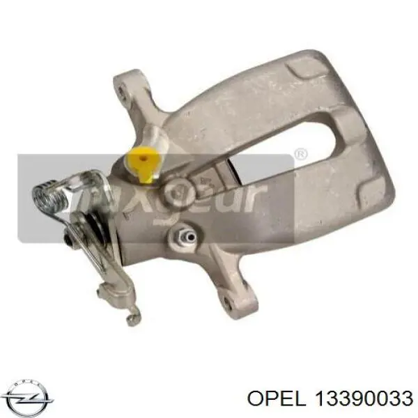 13390033 Opel супорт гальмівний задній лівий