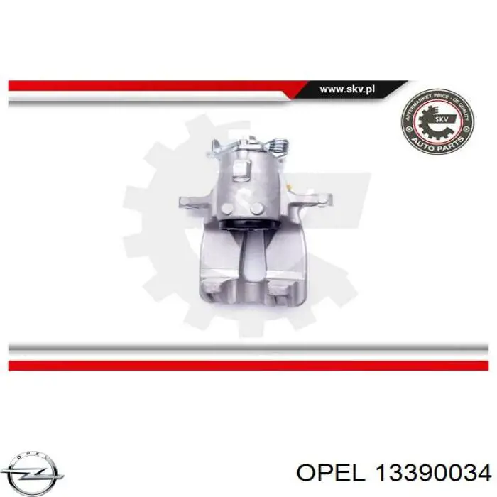 Купити 13390034 Opel Супорт задній правий