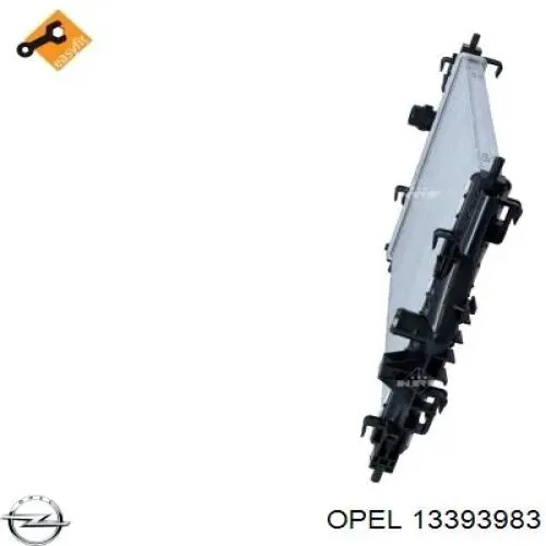 Радіатор основний Opel 13393983 ціна, від 126.14 USD