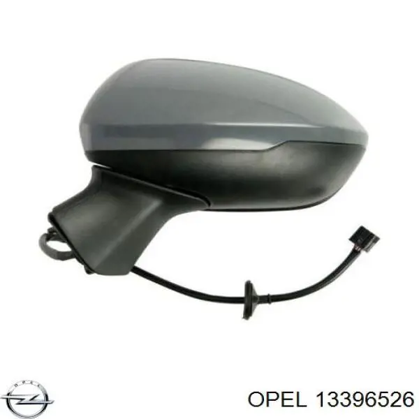 13396526 Opel Дзеркальний елемент лівий