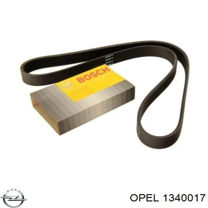 1340017 Opel ремінь приводний, агрегатів