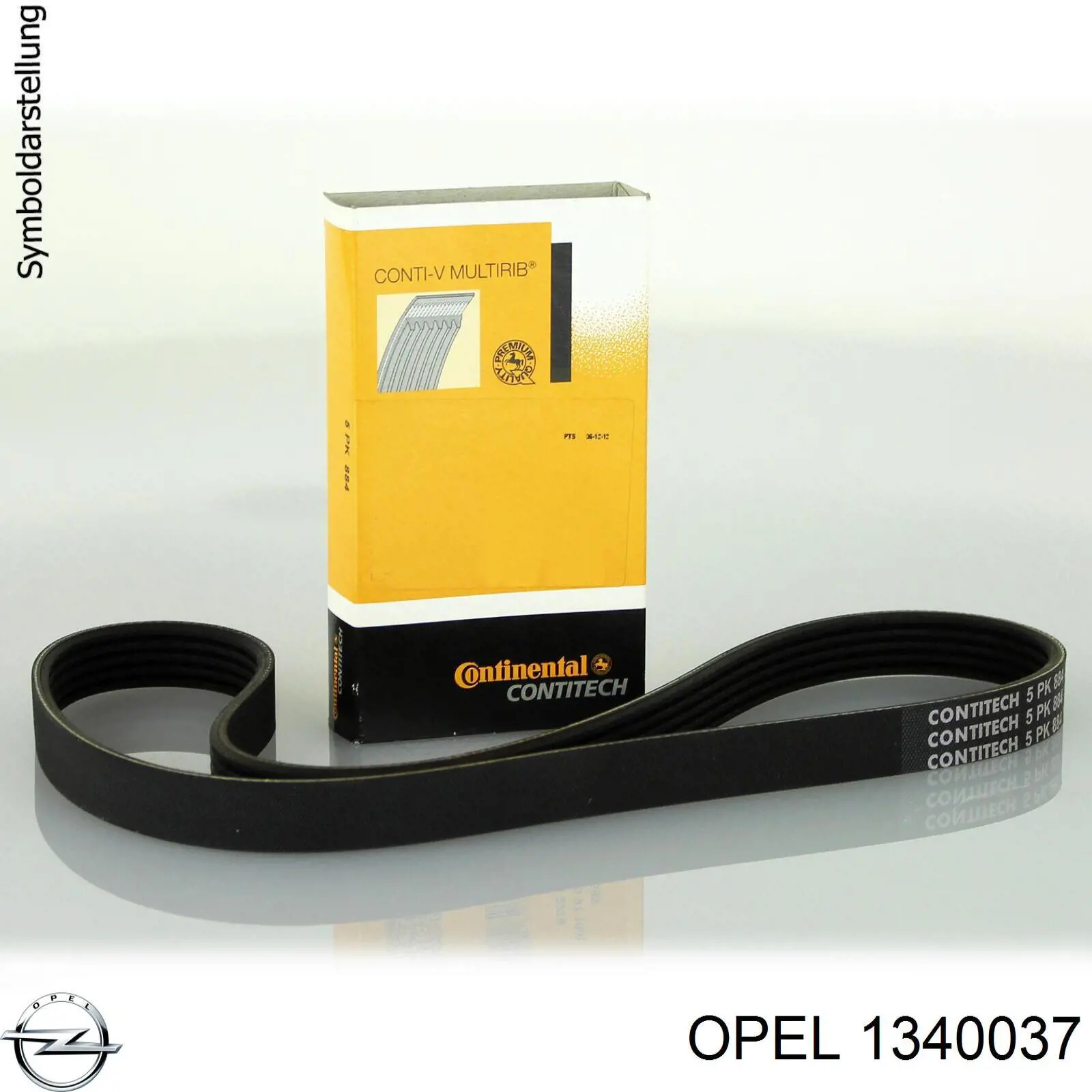 1340037 Opel Поліклиновий ремінь