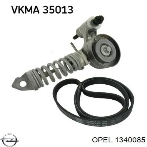 Купити 1340085 Opel Ремінь приводний, агрегатів, комплект