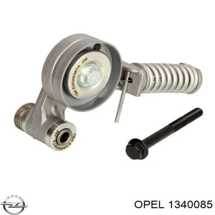 Ремінь приводний, агрегатів, комплект 1340085 Opel