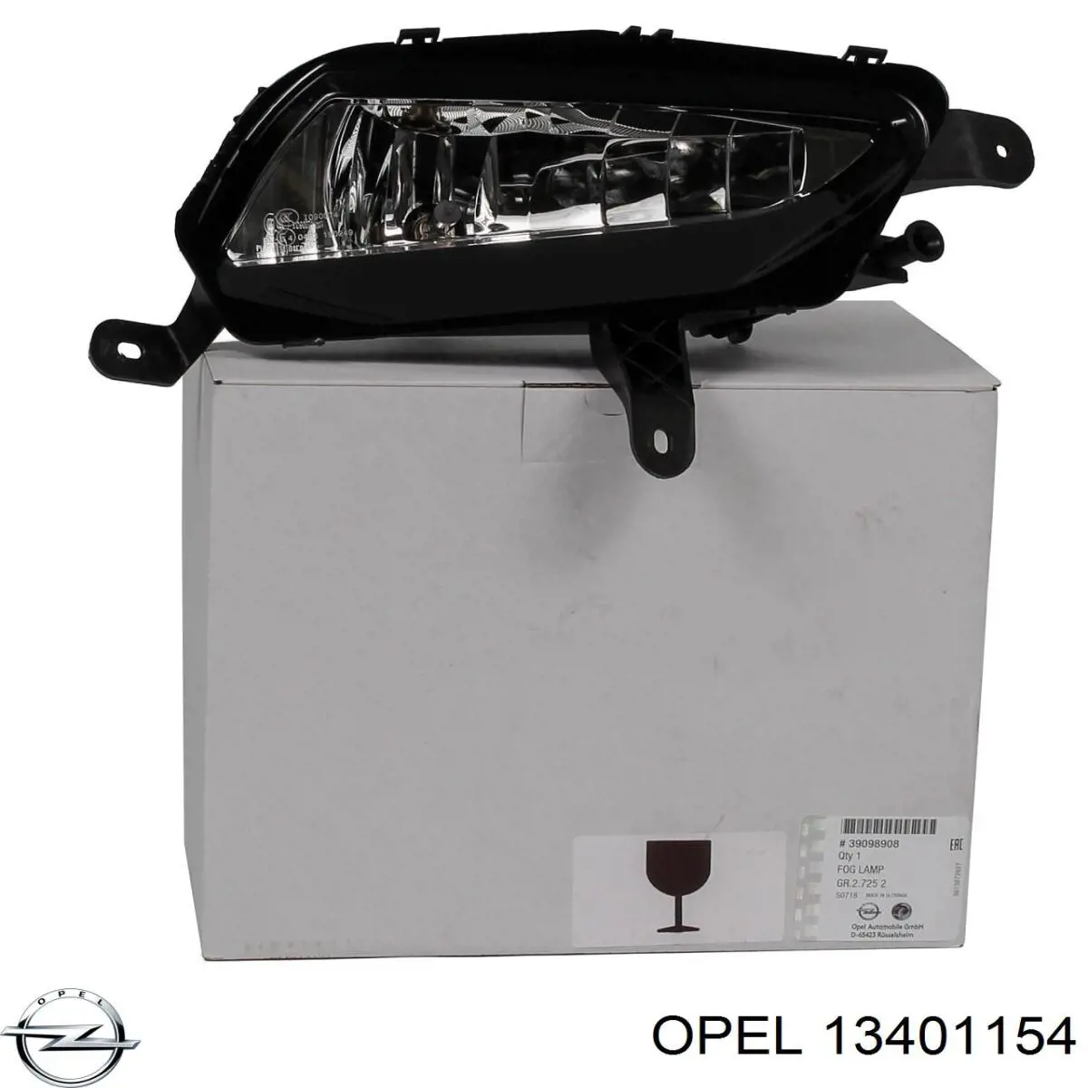 13401154 Opel Фара протитуманна, права