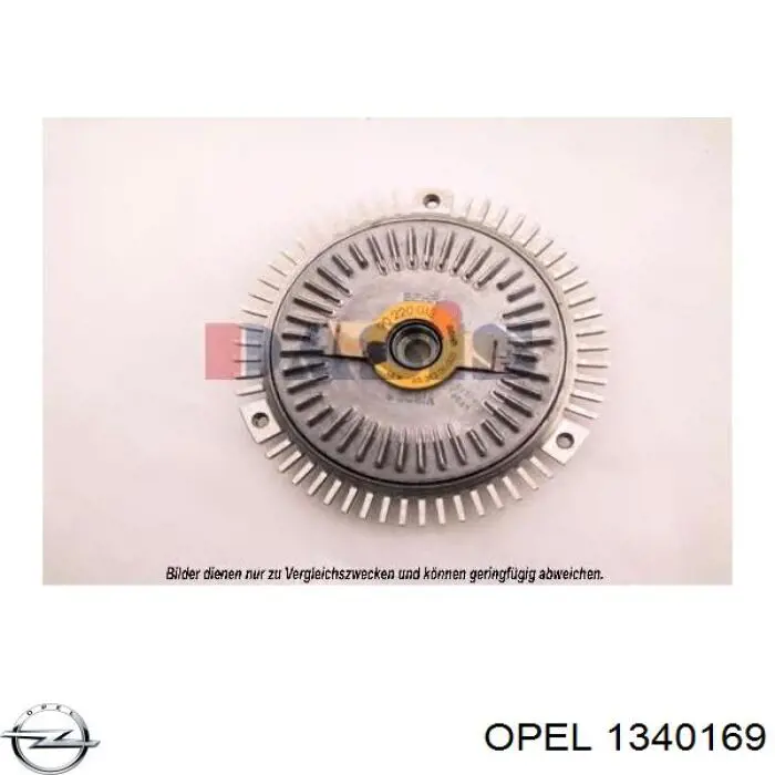 В'язкова муфта вентилятора Opel 90220013 ціна, від 38.03 USD