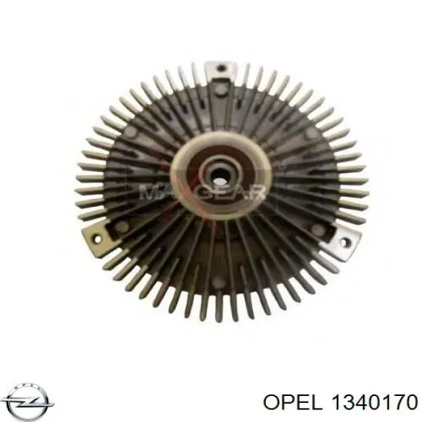 В'язкова муфта вентилятора Opel 90220339 ціна, від 41.57 USD