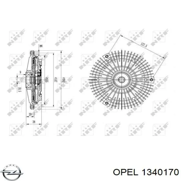 Купити SV5023S Polcar Муфта вязкостная системи охолодження