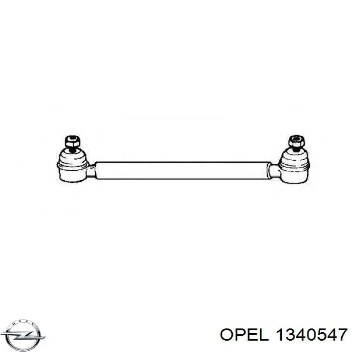 Натягувач приводного ременя 1340547 Opel
