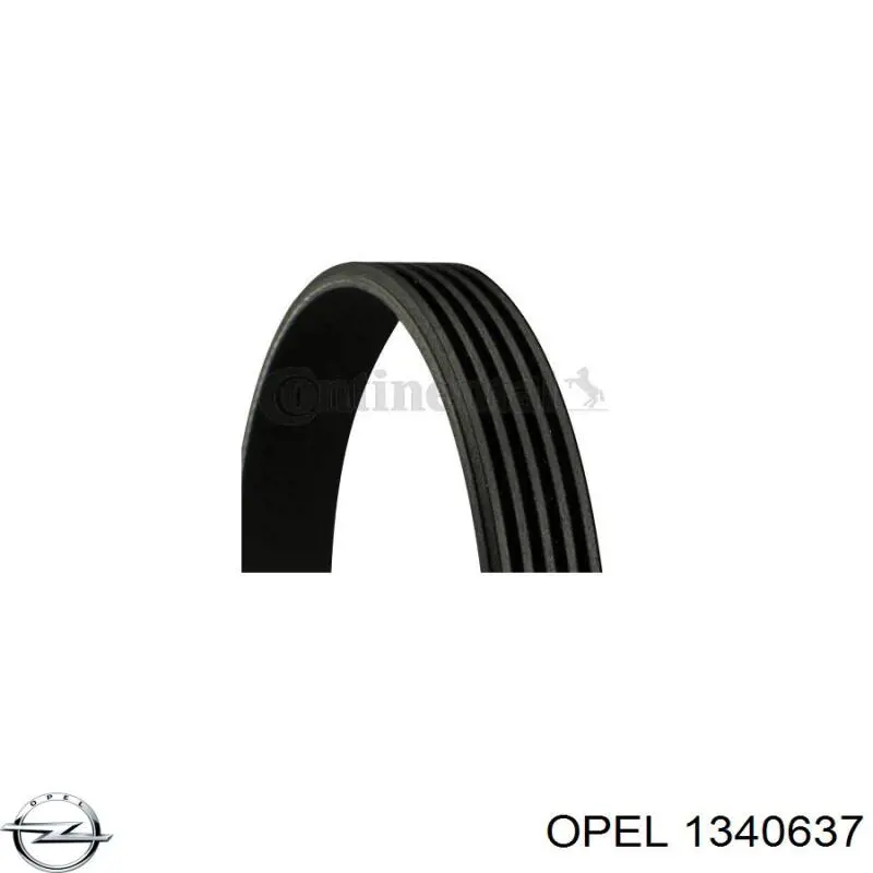 Ремінь генератора 1340637 Opel